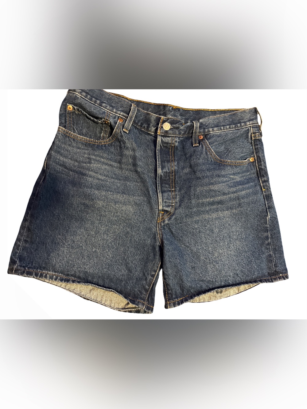 Levi's Dark Blue Denim Jean Shorts